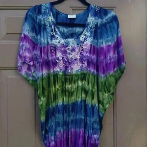 Topaz Gorgeous Boho lightweight roomy blouse